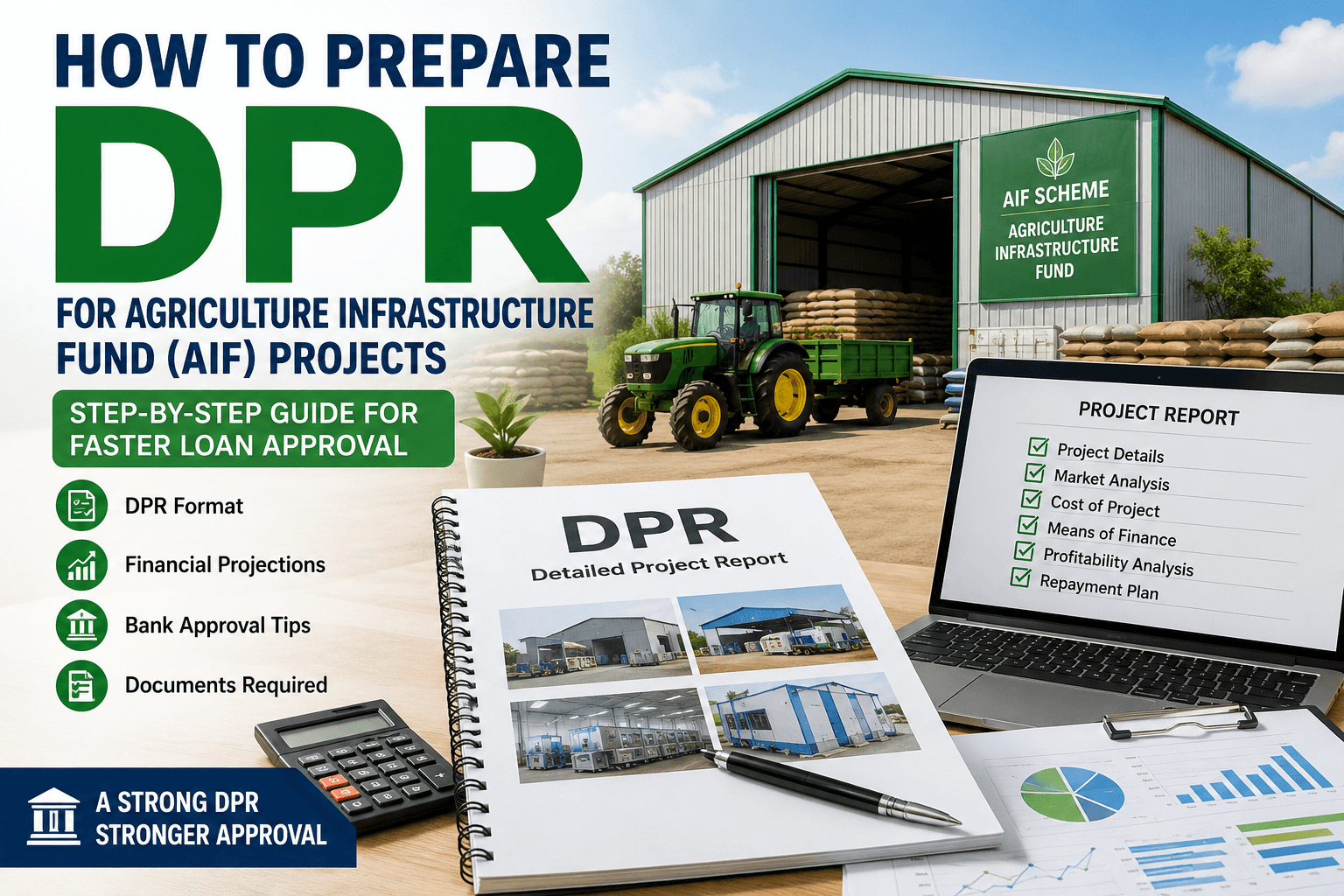 How to Prepare DPR for Agriculture Infrastructure Fund AIF Projects in 2026